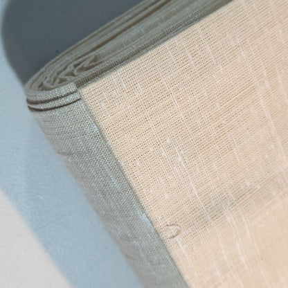 100% Natural Cotton Linen Fabric Soft Mélange Dress Craft Quilting Material 44"
