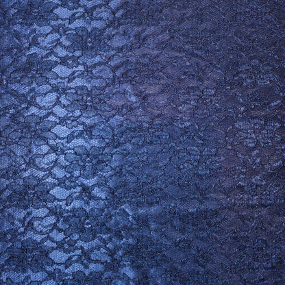 Premium Satin Bonded Lace Fabric – 58" Wide Designer Dress & Craft Material by the Meter