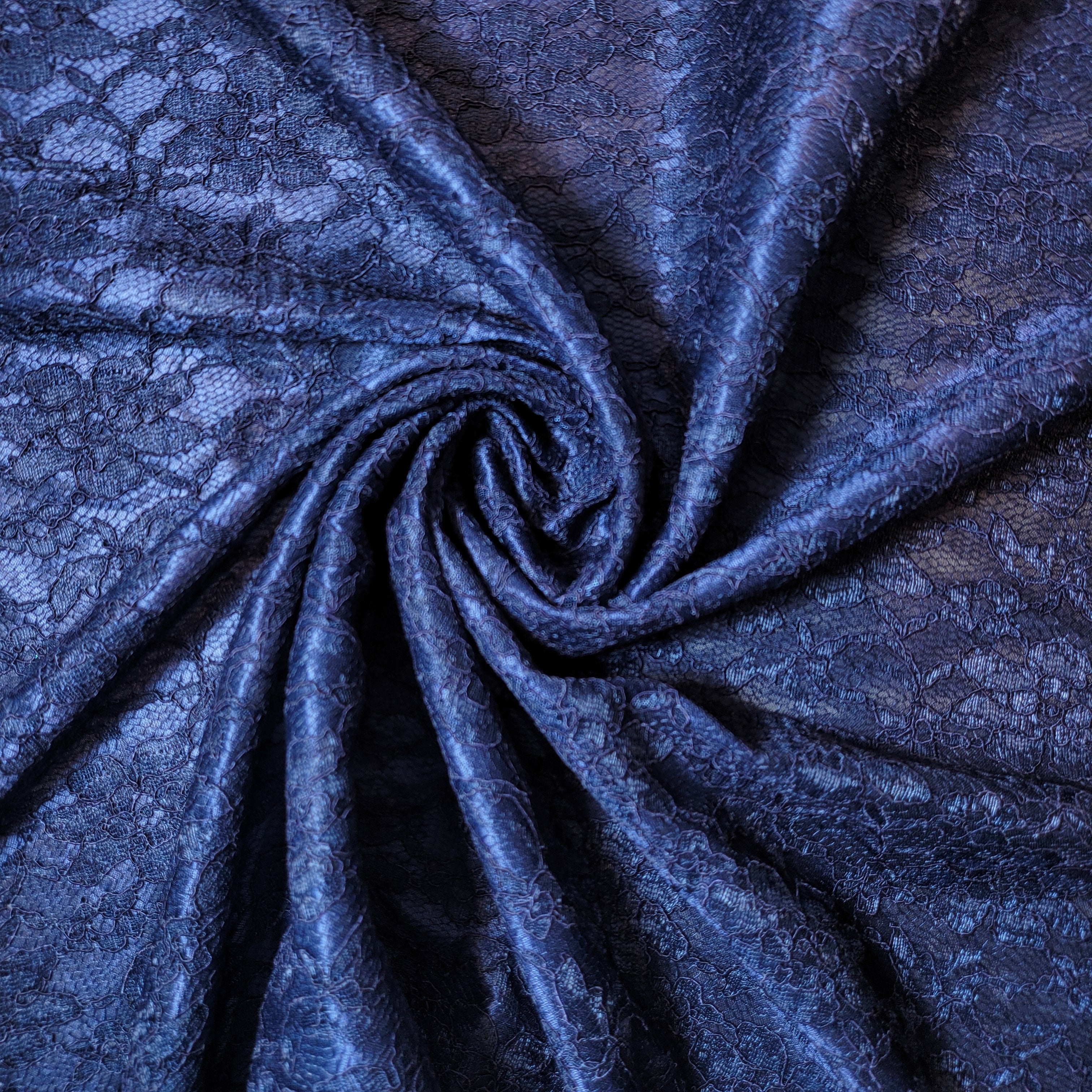Premium Satin Bonded Lace Fabric – 58