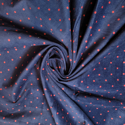 Italian 100% Cotton Velvet Corduroy Fabric – 58" Wide Plain & Printed Jumbo / Needle Cord for Upholstery & Dressmaking