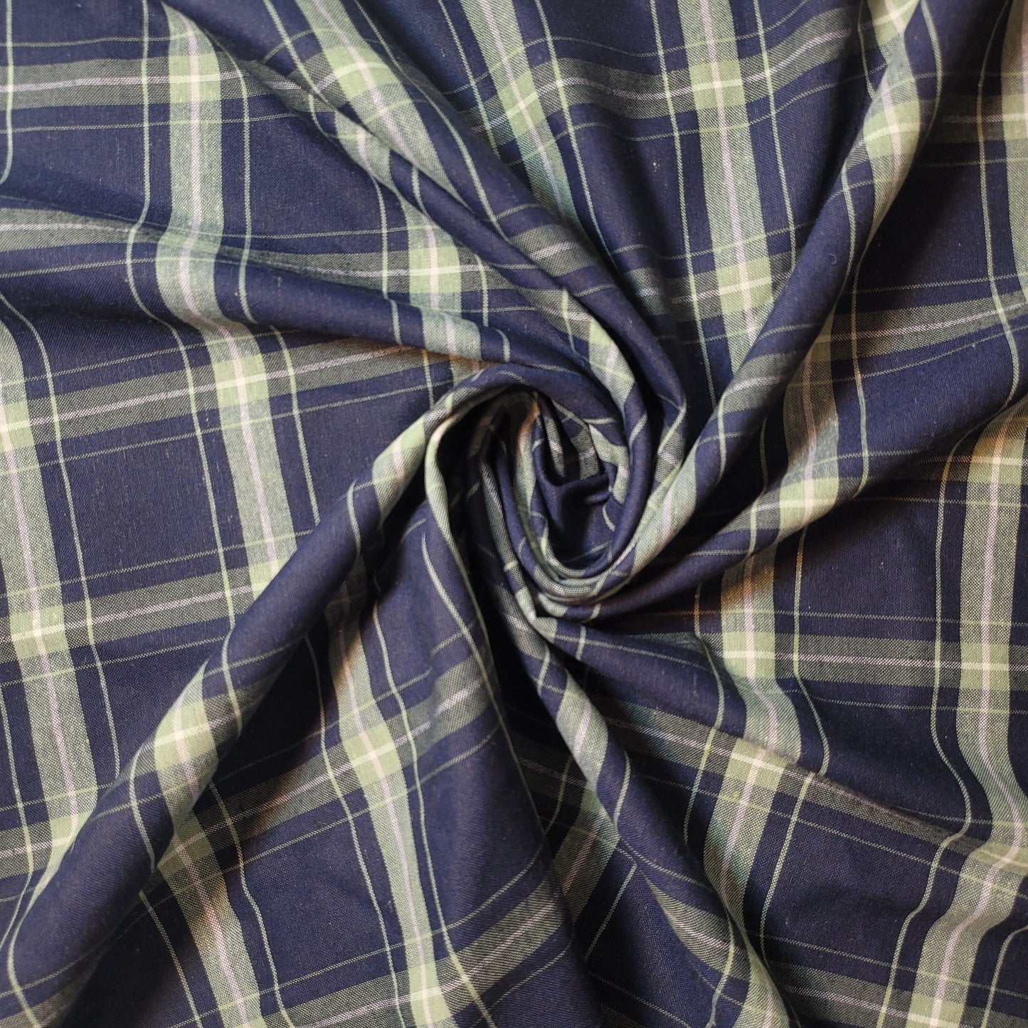 100% Cotton Tartan & Check Plaid Fabric – 58" Wide Stripe Dress, Quilting & Craft Material by the Metre