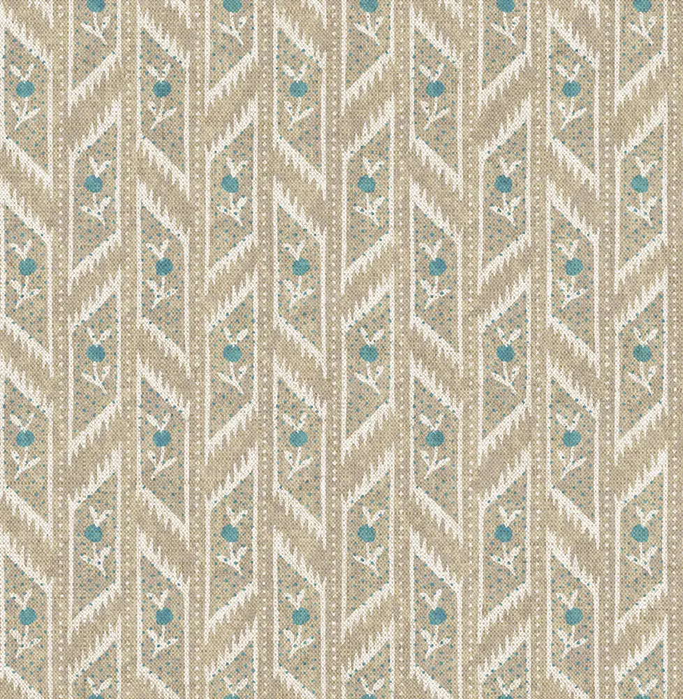 Recycled Cotton Linen Fabric | 90% Recycled Cotton 10% Organic Linen 243gsm 55" (140cm) Wide Printed Fabric – Sold by the Meter