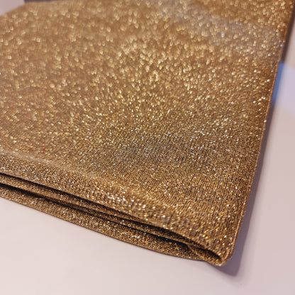 Shimmer Moonlight Stretch Glitter Nylon Fabric – 58" Wide Stardust Backdrop, Dress & Craft Material