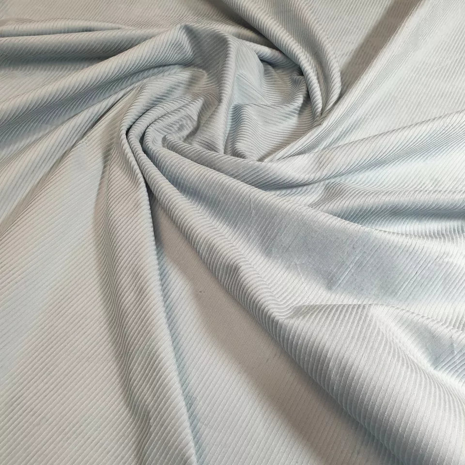 Italian 100% Cotton Velvet Corduroy Fabric – 58" Wide Plain & Printed Jumbo / Needle Cord for Upholstery & Dressmaking