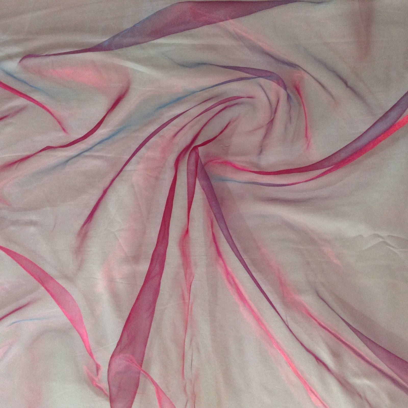 Two Tone Organza Fabric | Sheer Two-Colour Organza 59" (150cm) Wide – Sold by the Meter