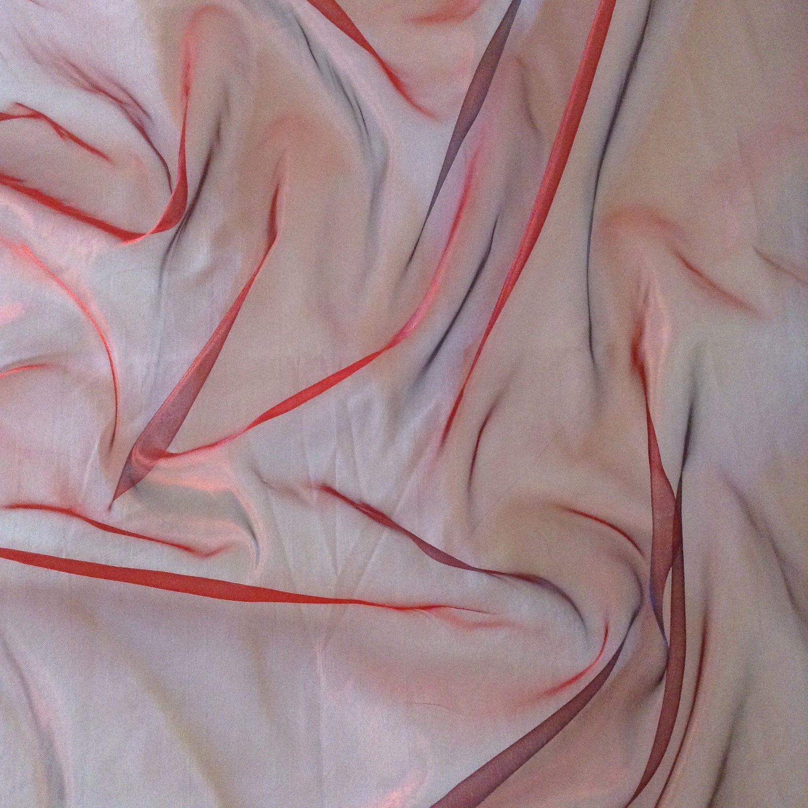 Two Tone Organza Fabric | Sheer Two-Colour Organza 59