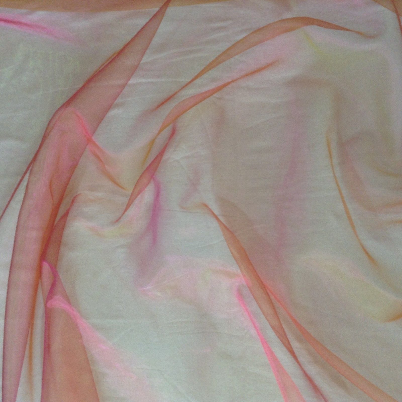 Two Tone Organza Fabric | Sheer Two-Colour Organza 59" (150cm) Wide – Sold by the Meter
