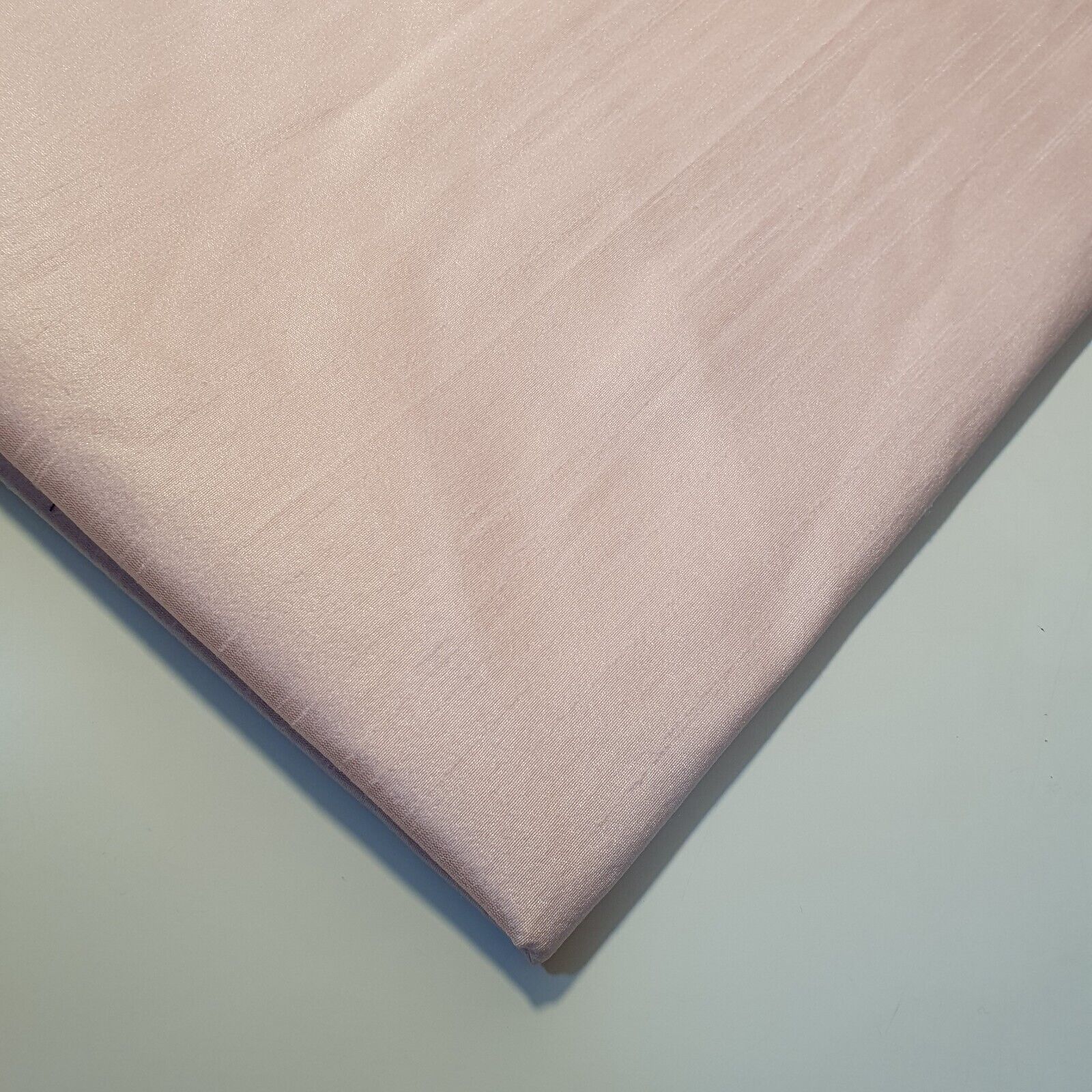 Plain Slub Faux Dupion Raw Silk Fabric – 100% Polyester – 44