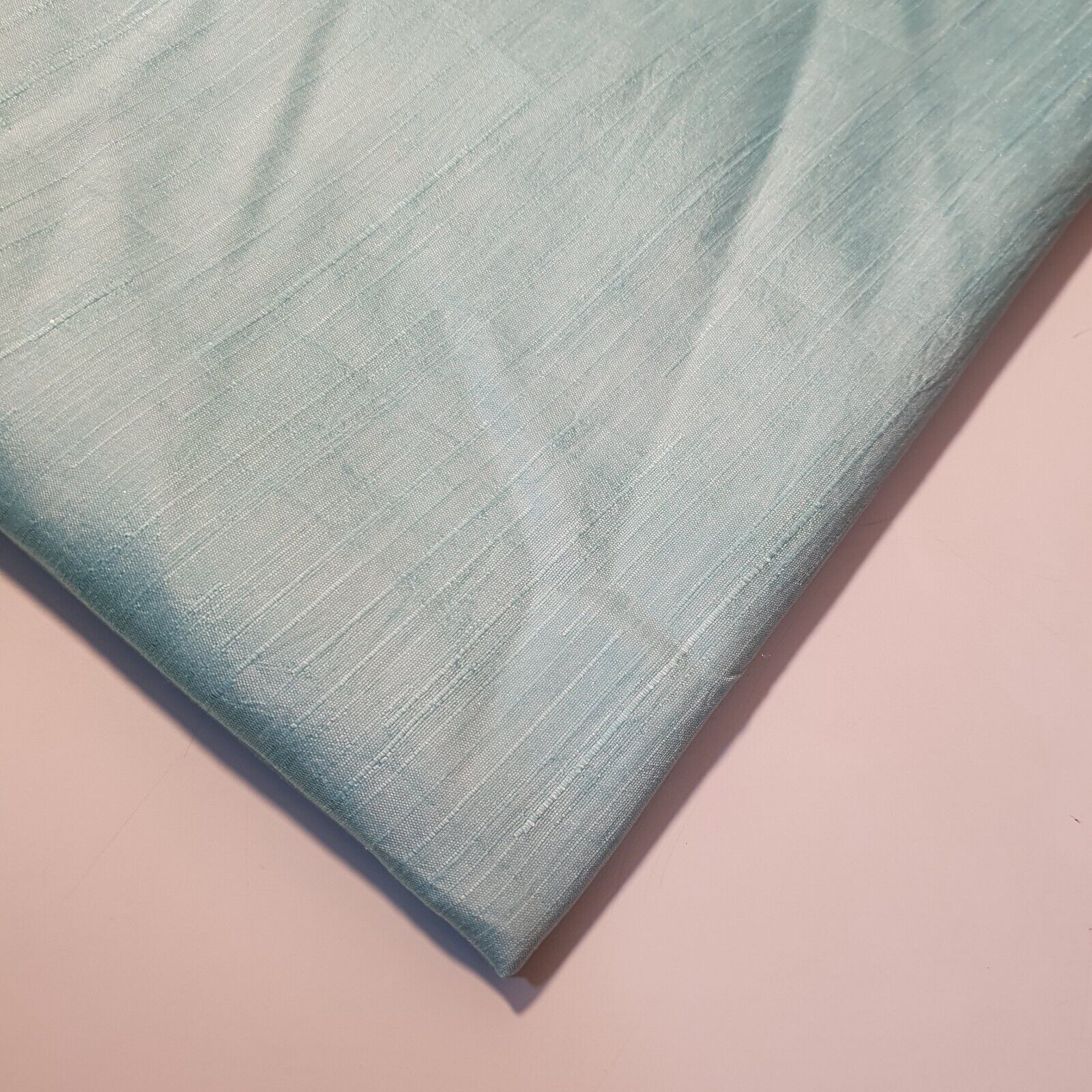 Plain Slub Faux Dupion Raw Silk Fabric – 100% Polyester – 44