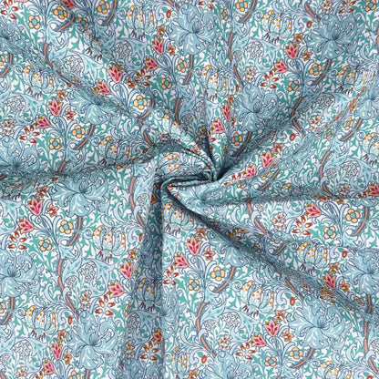 Polycotton Digital Print Fabric | 80% Polyester 20% Cotton 45" (115cm) Wide Lightweight Printed Fabric – Sold by the Meter