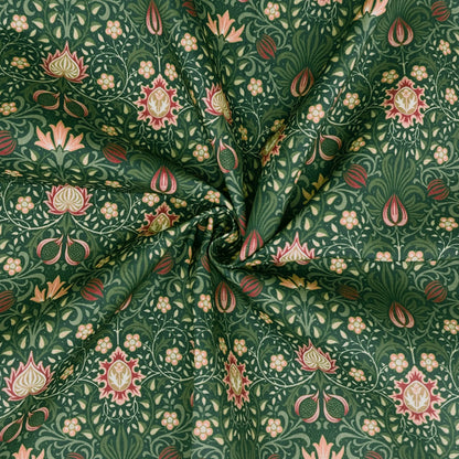 Polycotton Digital Print Fabric | 80% Polyester 20% Cotton 45" (115cm) Wide Lightweight Printed Fabric – Sold by the Meter