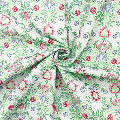 Polycotton Digital Print Fabric | 80% Polyester 20% Cotton 45" (115cm) Wide Lightweight Printed Fabric – Sold by the Meter