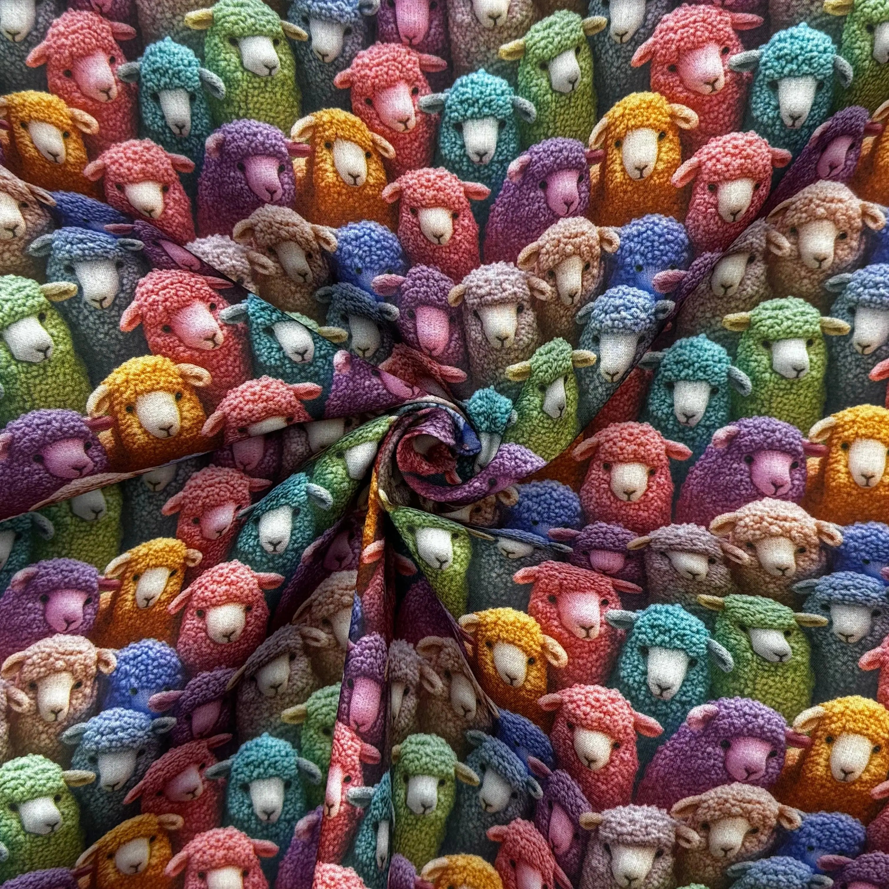 Polycotton Digital Print Fabric | 80% Polyester 20% Cotton 45