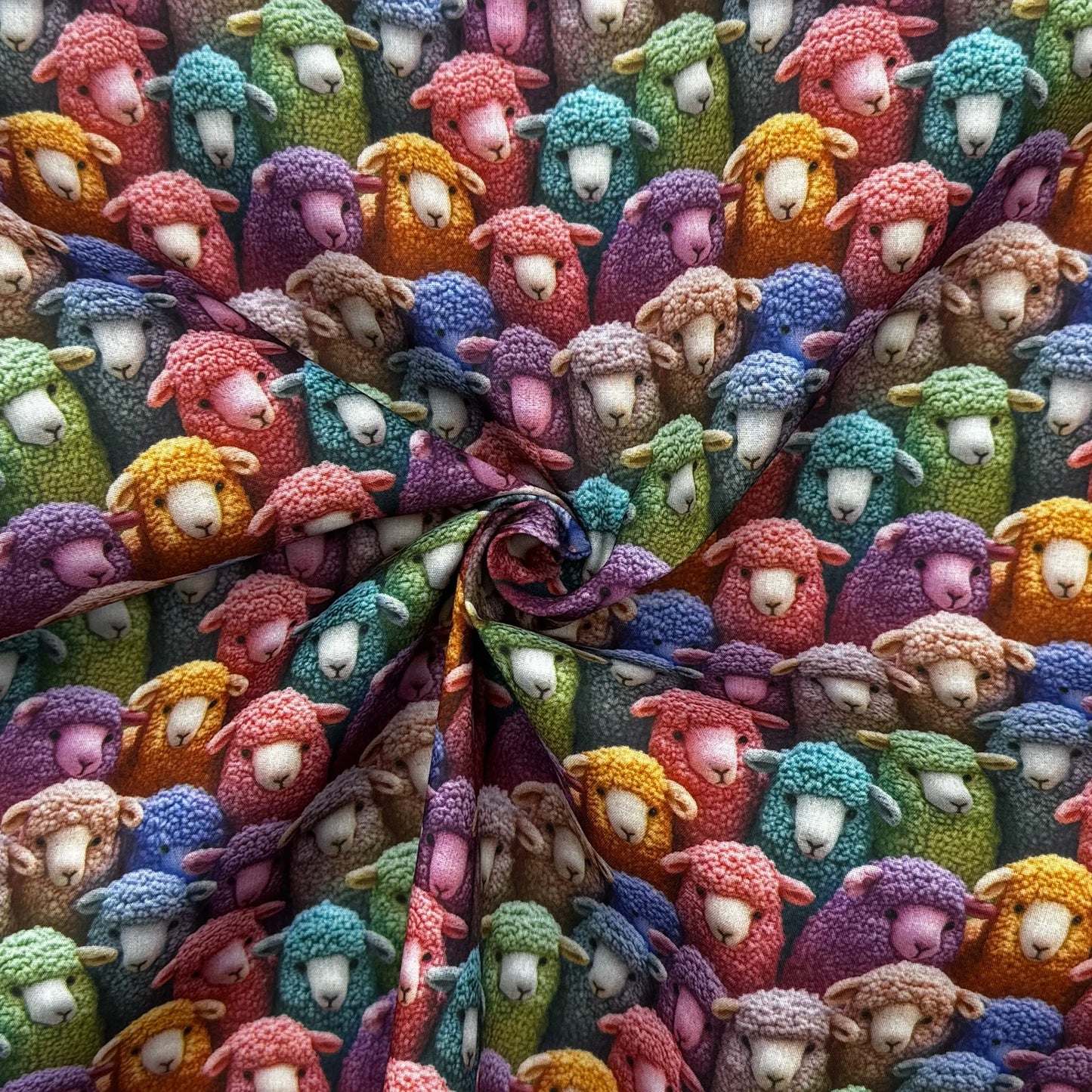 Polycotton Digital Print Fabric | 80% Polyester 20% Cotton 45" (115cm) Wide Lightweight Printed Fabric – Sold by the Meter