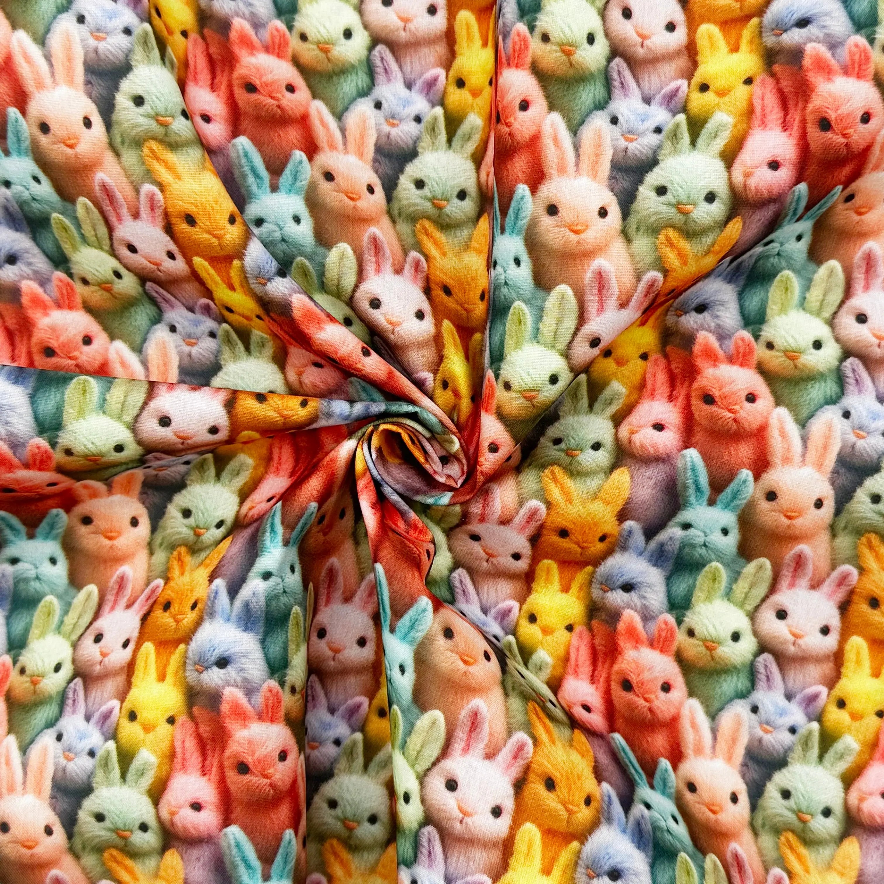 Polycotton Digital Print Fabric | 80% Polyester 20% Cotton 45