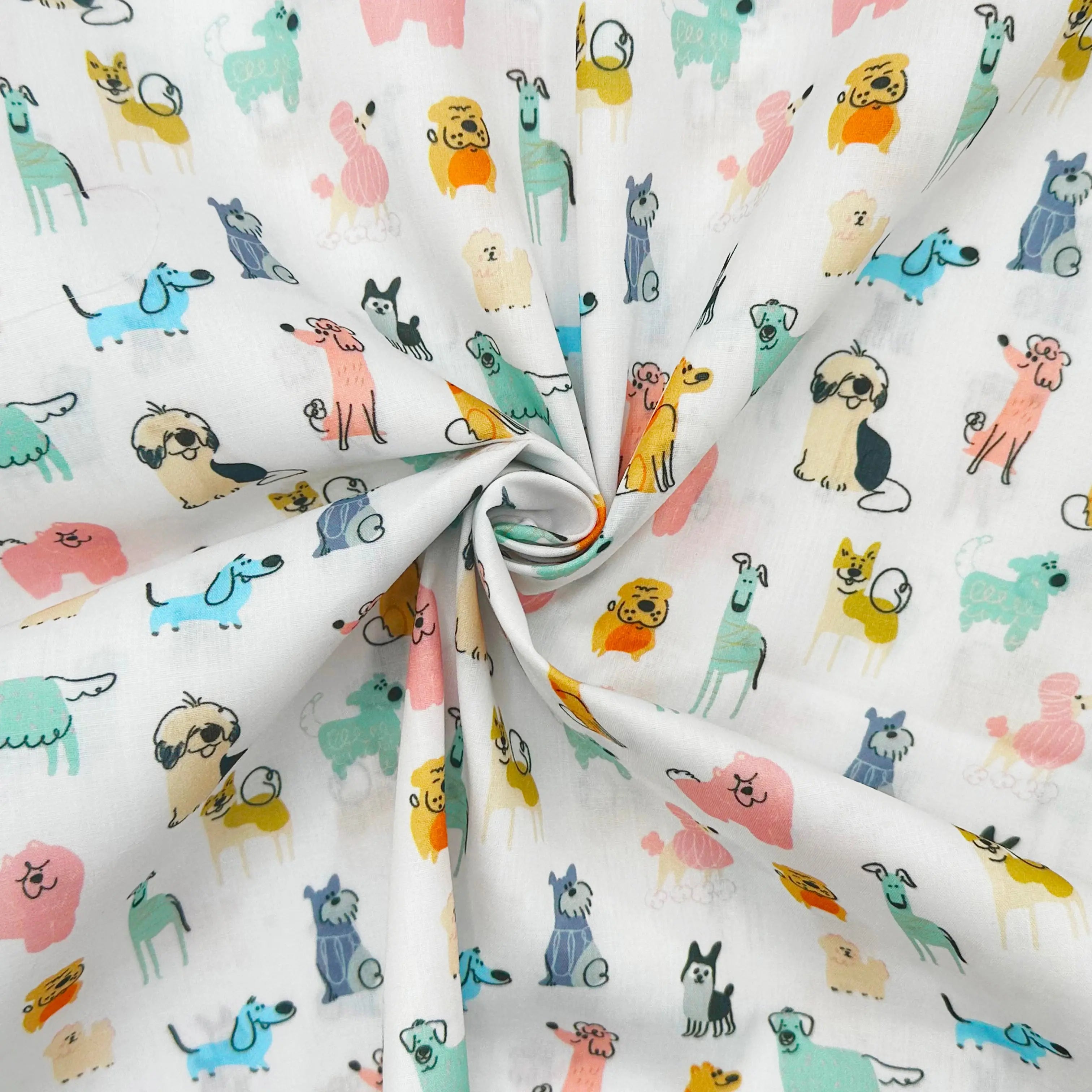 Polycotton Digital Print Fabric | 80% Polyester 20% Cotton 45
