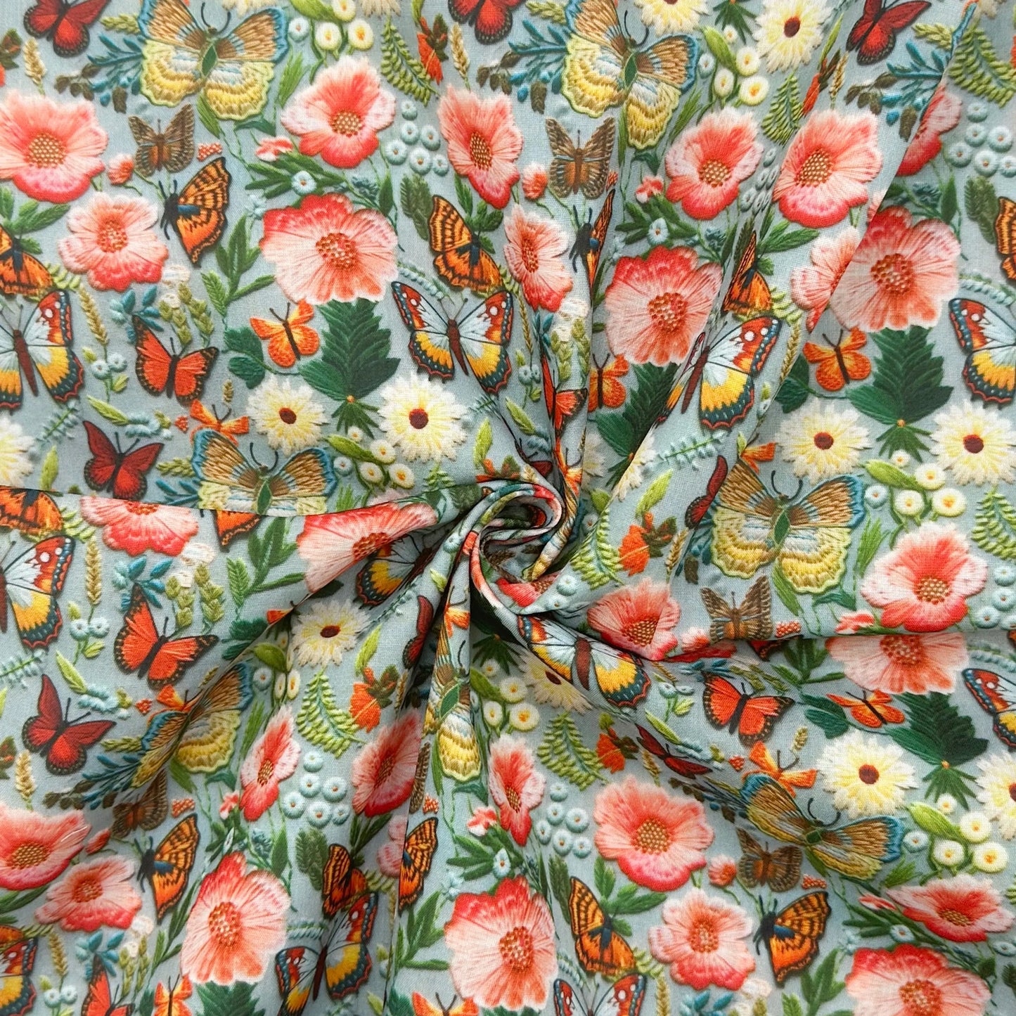 Polycotton Digital Print Fabric | 80% Polyester 20% Cotton 45" (115cm) Wide Lightweight Printed Fabric – Sold by the Meter