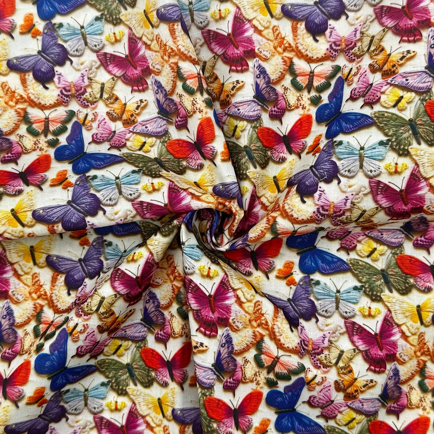 Polycotton Digital Print Fabric | 80% Polyester 20% Cotton 45" (115cm) Wide Lightweight Printed Fabric – Sold by the Meter