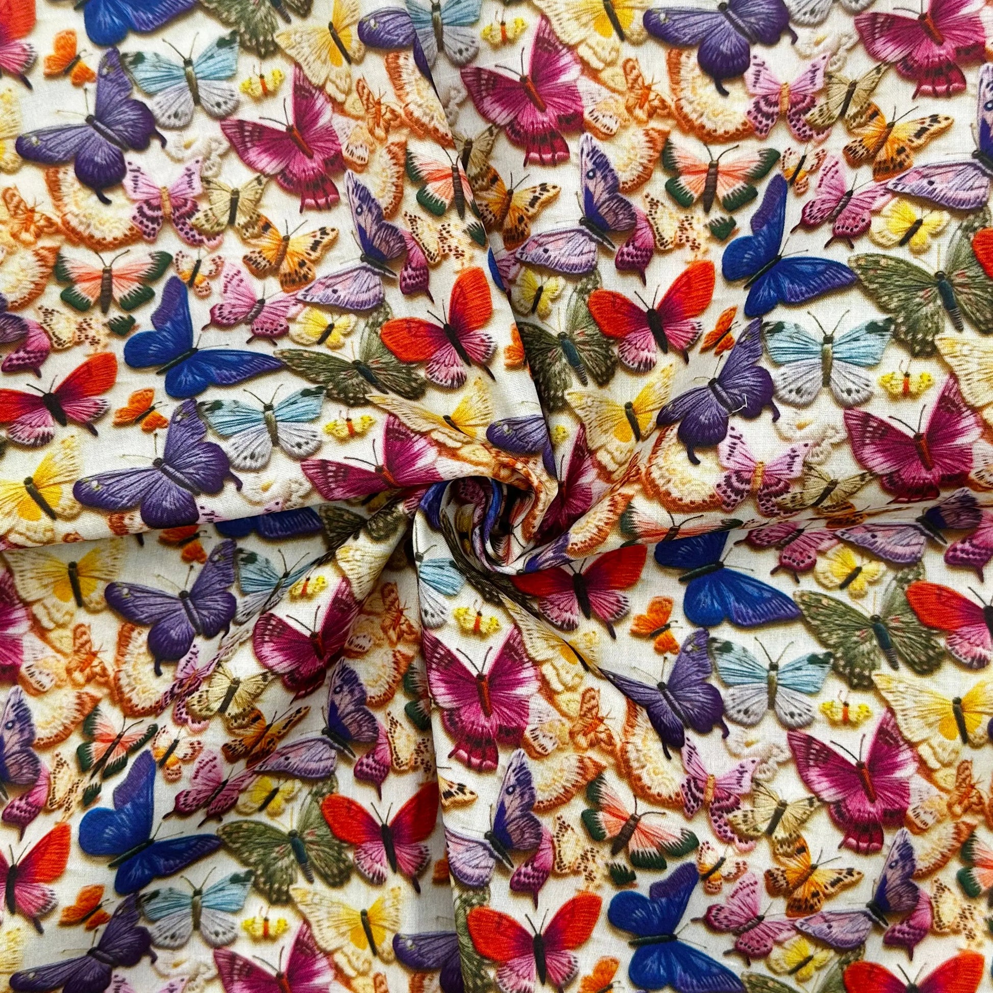 Polycotton Digital Print Fabric | 80% Polyester 20% Cotton 45" (115cm) Wide Lightweight Printed Fabric – Sold by the Meter