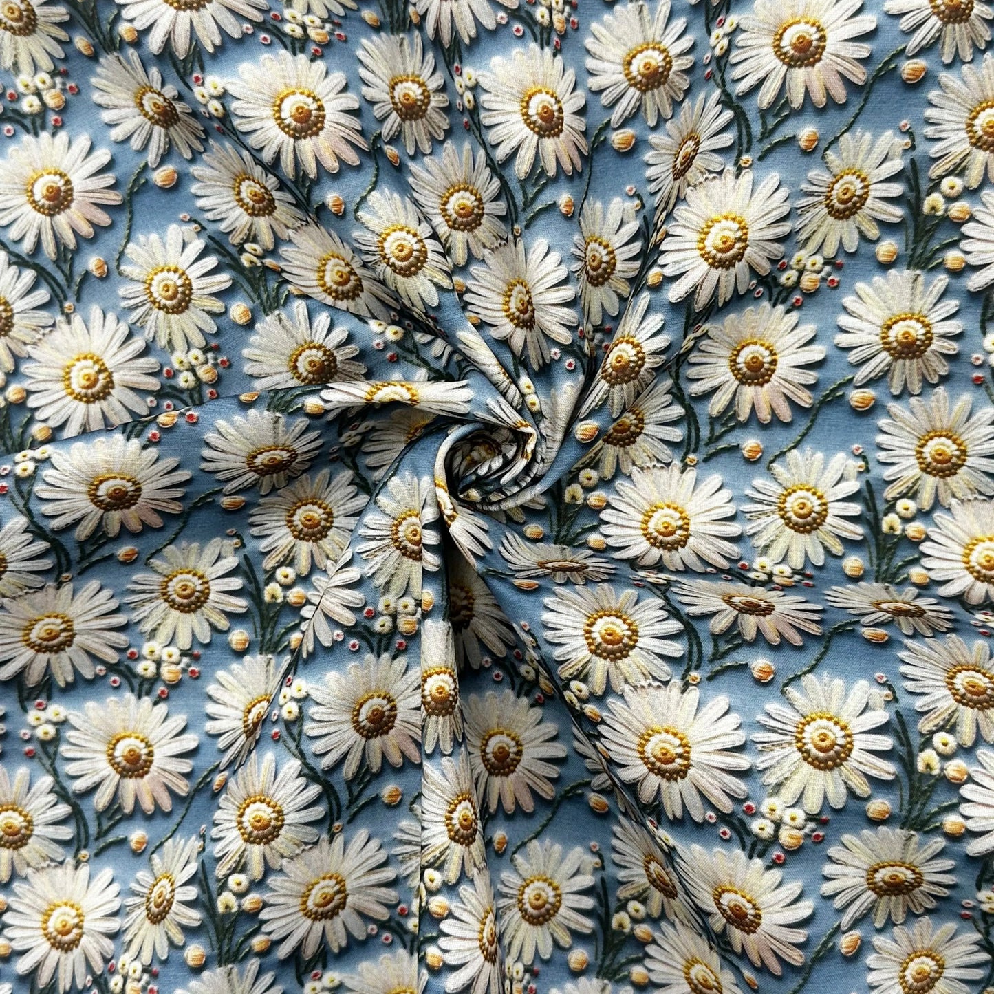Polycotton Digital Print Fabric | 80% Polyester 20% Cotton 45" (115cm) Wide Lightweight Printed Fabric – Sold by the Meter