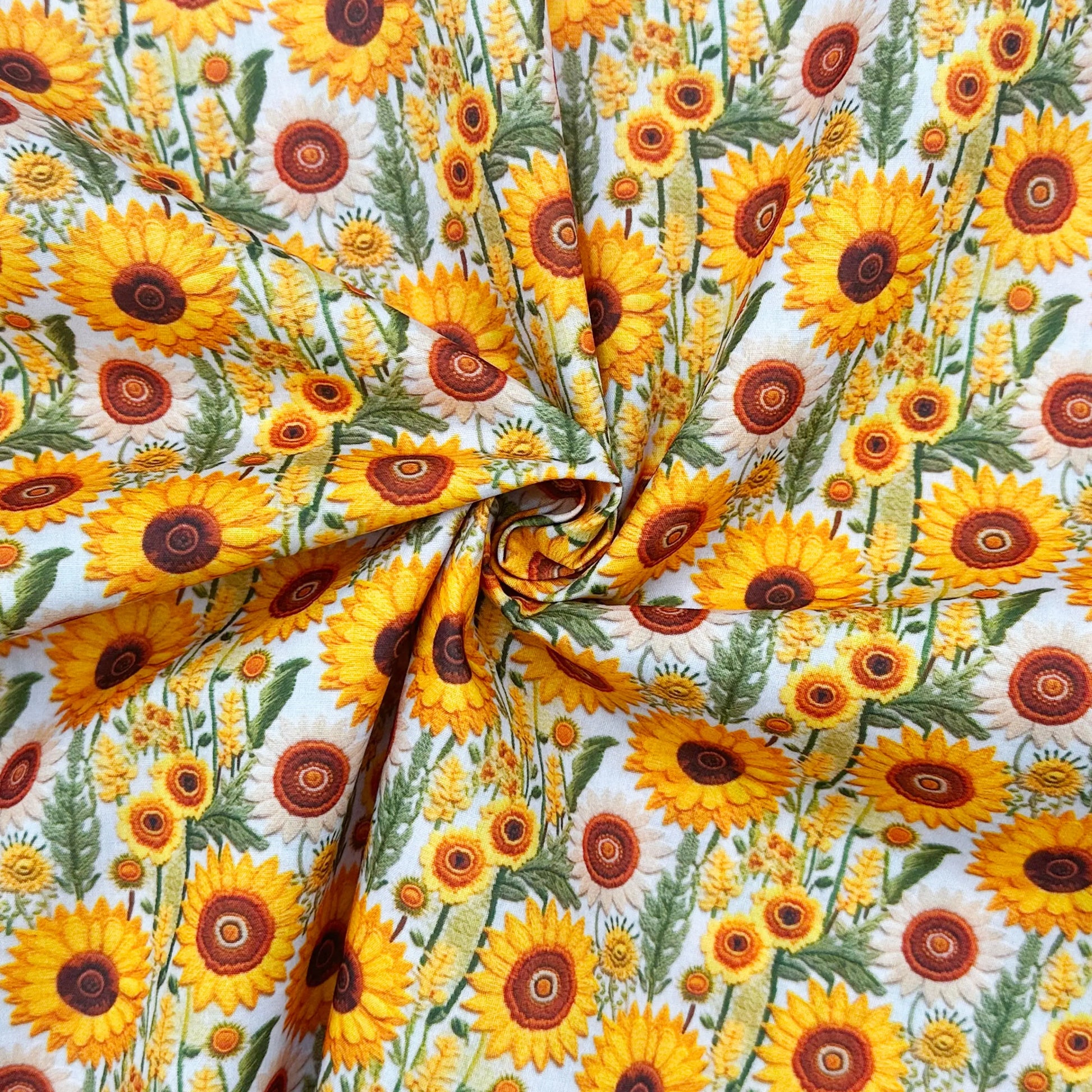 Polycotton Digital Print Fabric | 80% Polyester 20% Cotton 45" (115cm) Wide Lightweight Printed Fabric – Sold by the Meter