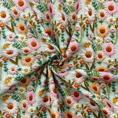 Polycotton Digital Print Fabric | 80% Polyester 20% Cotton 45" (115cm) Wide Lightweight Printed Fabric – Sold by the Meter