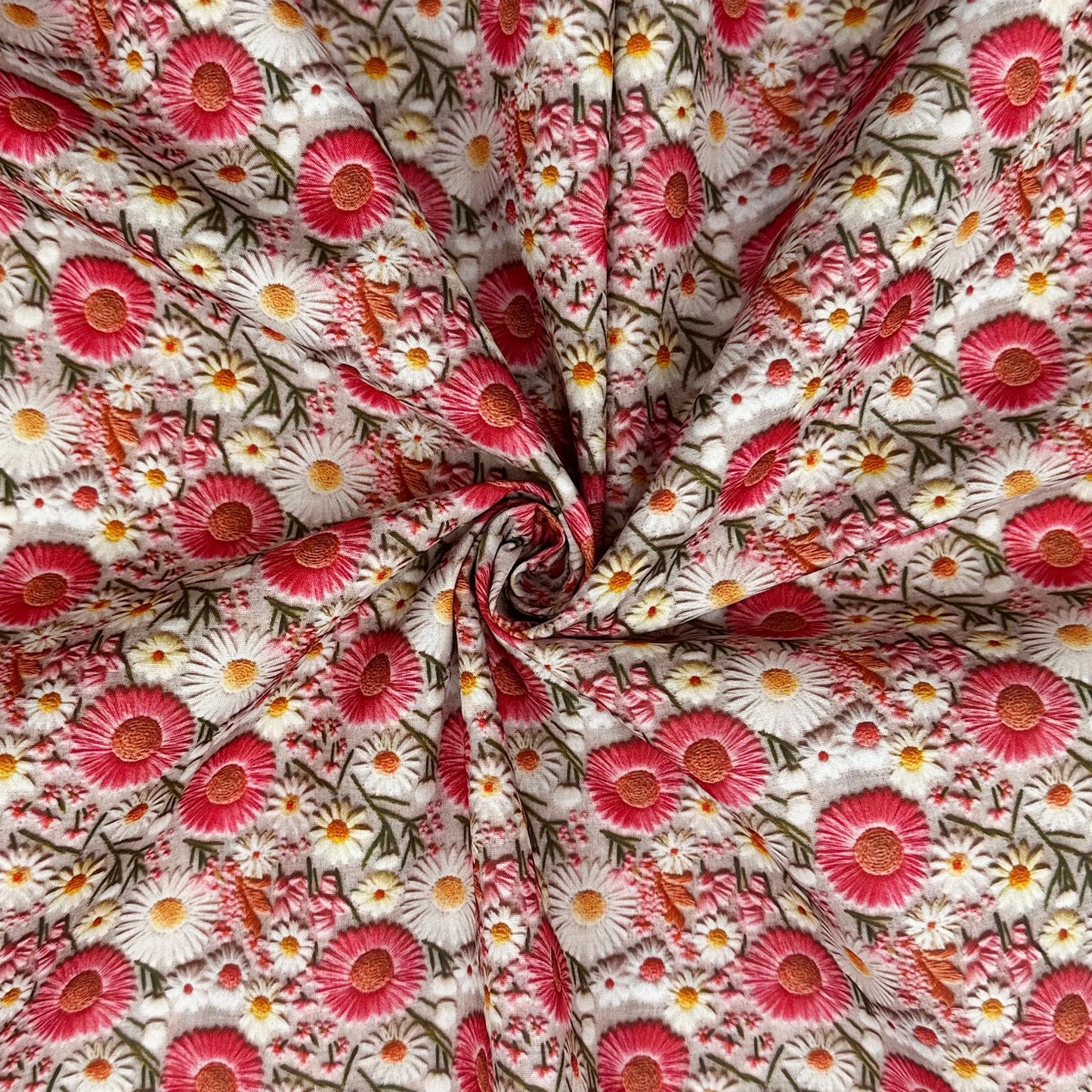 Polycotton Digital Print Fabric | 80% Polyester 20% Cotton 45" (115cm) Wide Lightweight Printed Fabric – Sold by the Meter