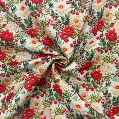 Polycotton Digital Print Fabric | 80% Polyester 20% Cotton 45" (115cm) Wide Lightweight Printed Fabric – Sold by the Meter