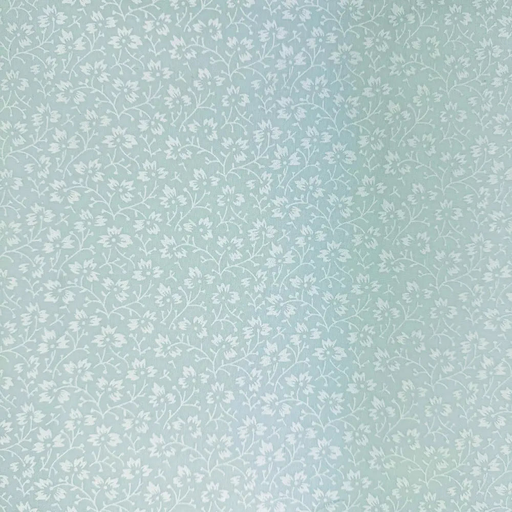 Ditsy Floral Paste Printed Polycotton Fabric | 44" (112cm) Wide Dressmaking & Craft Material – Sold by the Metre