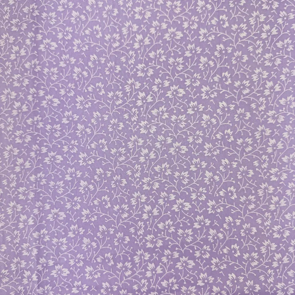 Ditsy Floral Paste Printed Polycotton Fabric | 44" (112cm) Wide Dressmaking & Craft Material – Sold by the Metre