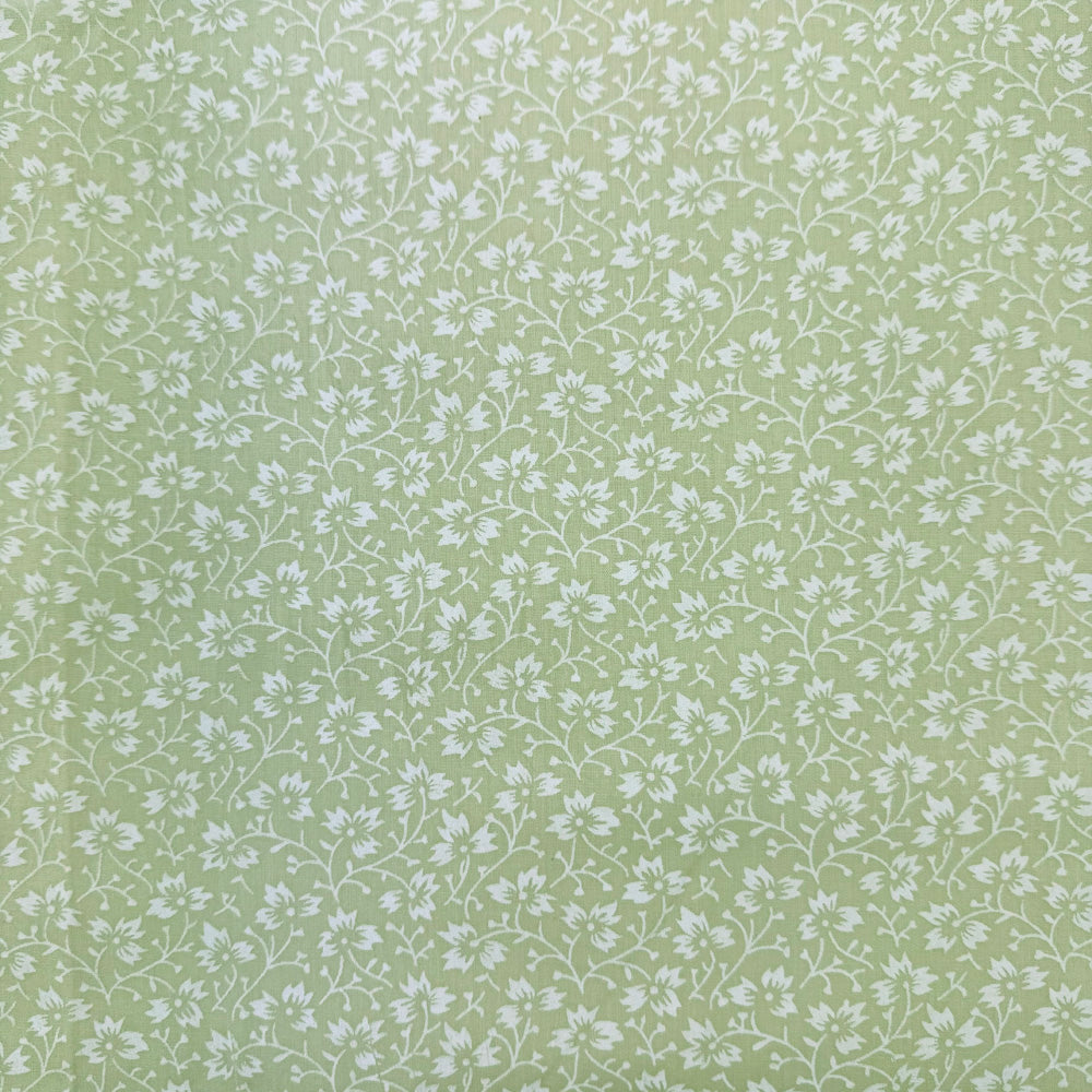 Ditsy Floral Paste Printed Polycotton Fabric | 44