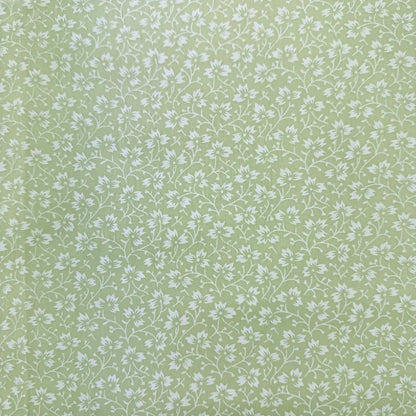 Ditsy Floral Paste Printed Polycotton Fabric | 44" (112cm) Wide Dressmaking & Craft Material – Sold by the Metre