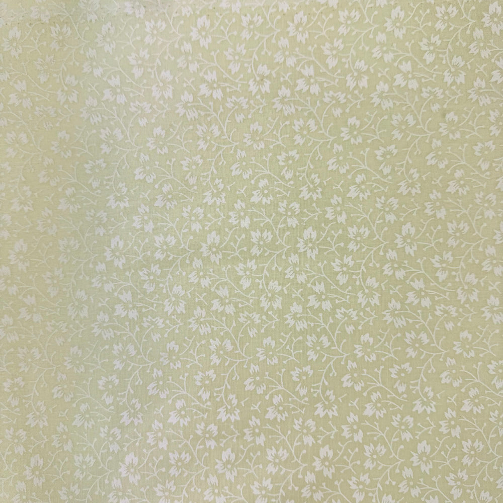 Ditsy Floral Paste Printed Polycotton Fabric | 44" (112cm) Wide Dressmaking & Craft Material – Sold by the Metre