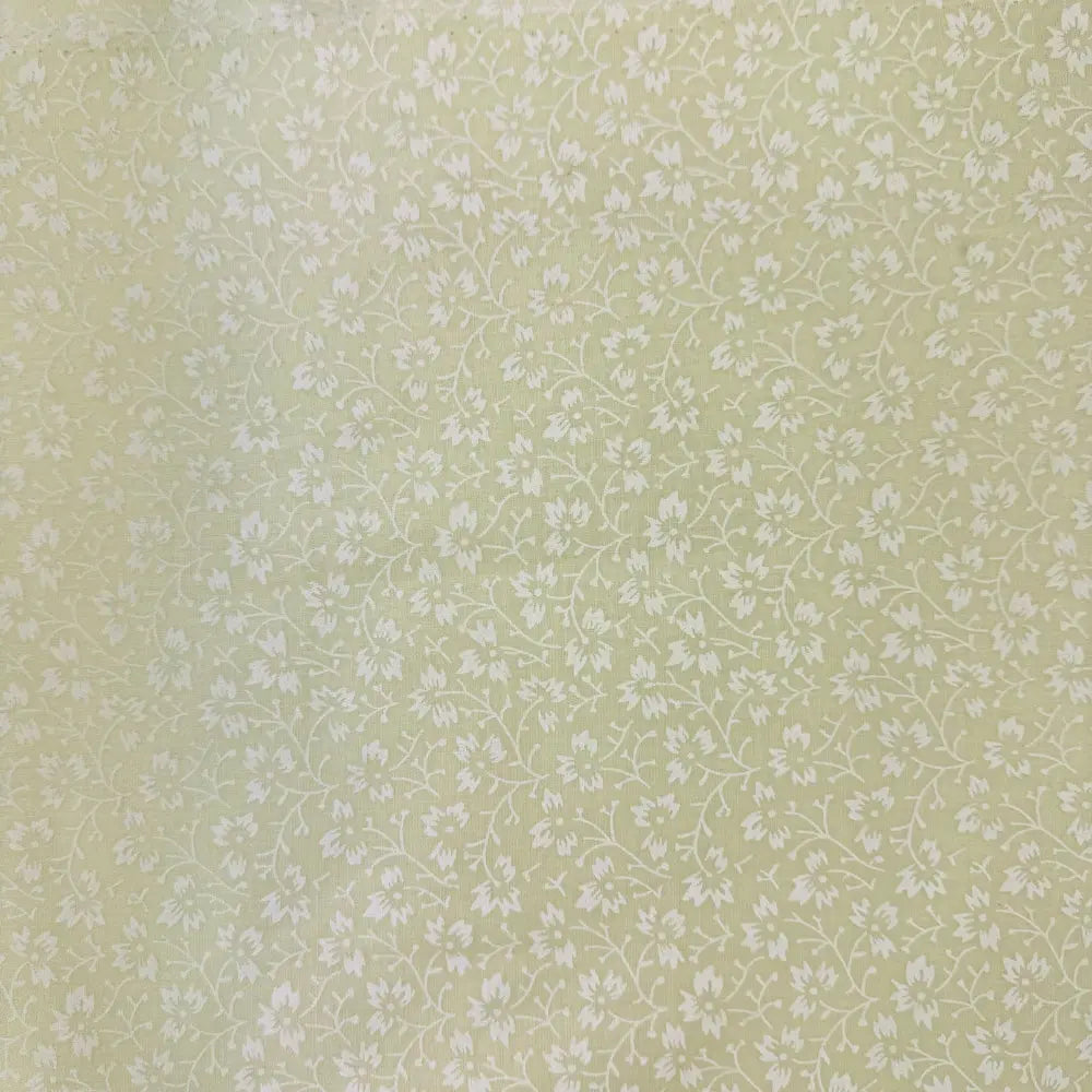 Ditsy Floral Paste Printed Polycotton Fabric | 44" (112cm) Wide Dressmaking & Craft Material – Sold by the Metre
