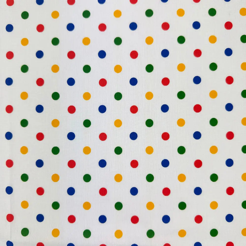 Polka Dot Polycotton Fabric – Pin Spot 112cm (44") Wide by the Metre