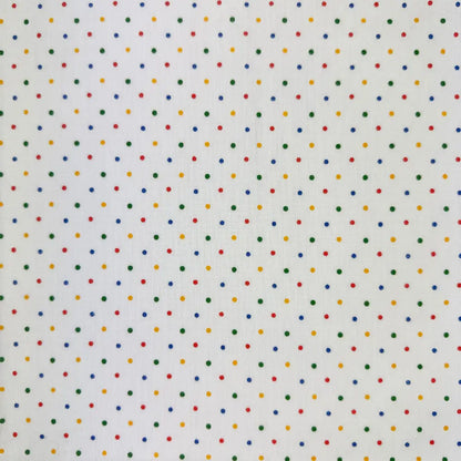 Polka Dot Polycotton Fabric – Pin Spot 112cm (44") Wide by the Metre