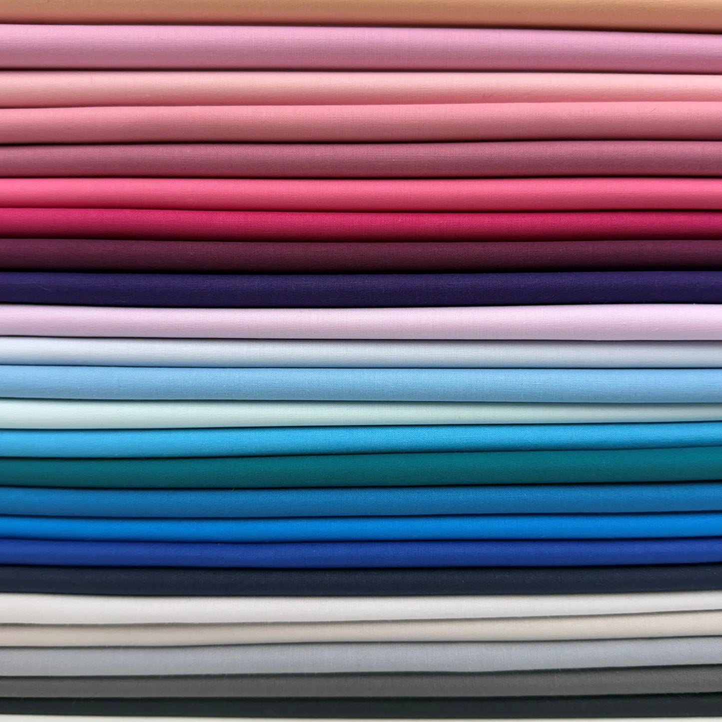 100% Cotton Percale Fabric | 44" (112cm) Wide Lightweight Plain Fabric – Sold by the Meter