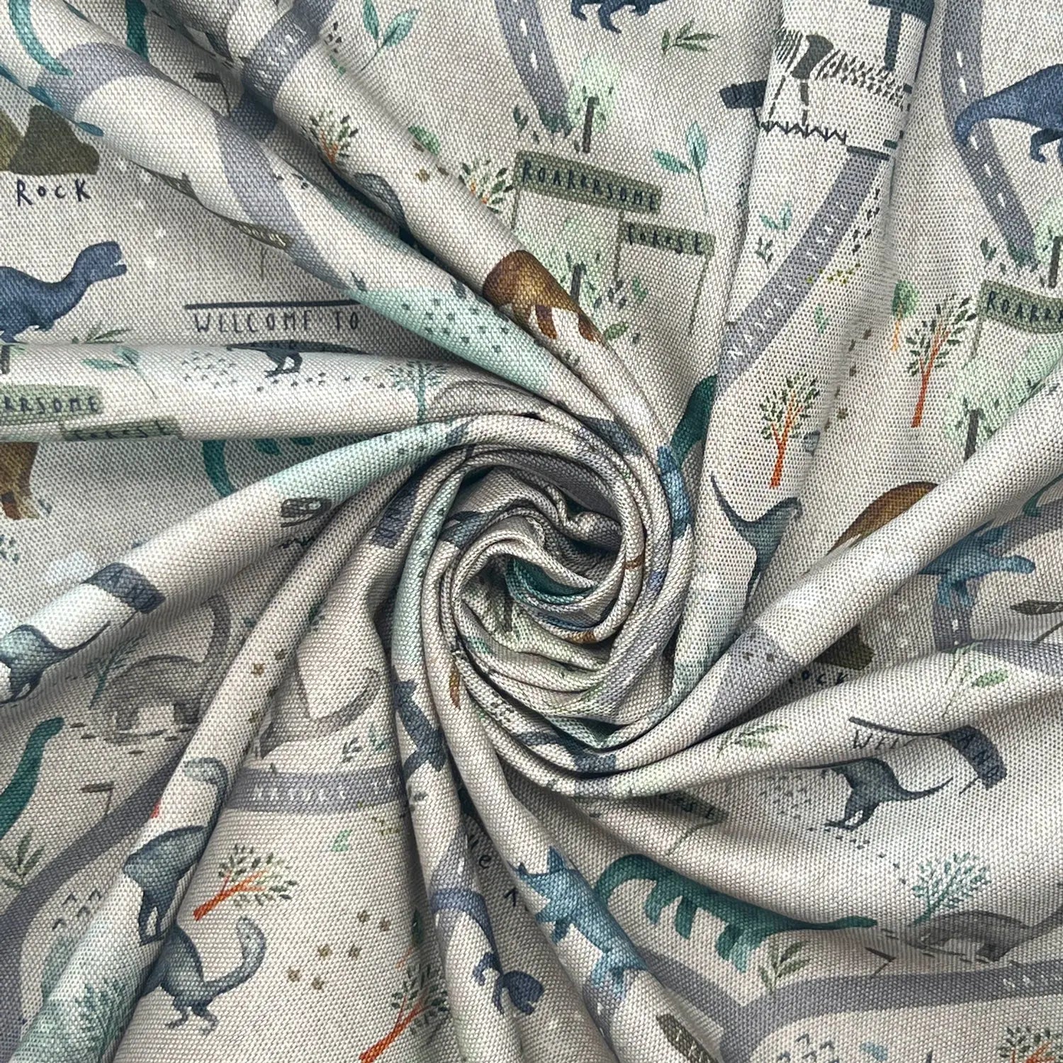 Digitally Printed 100% Cotton Panama Fabric | 55