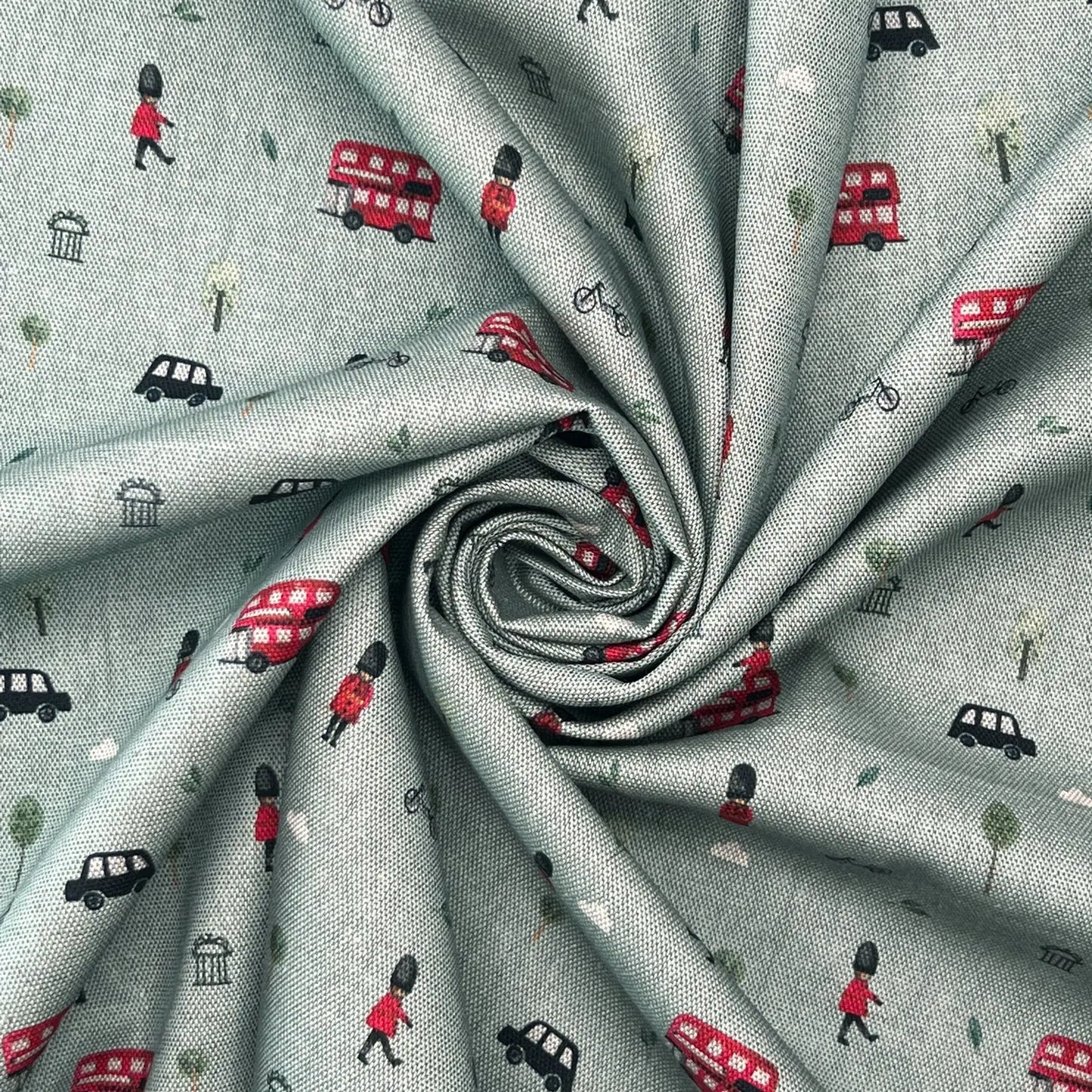 Digitally Printed 100% Cotton Panama Fabric | 55" (140cm) Wide 190gsm Craft & Home Décor Material – Sold by the Meter