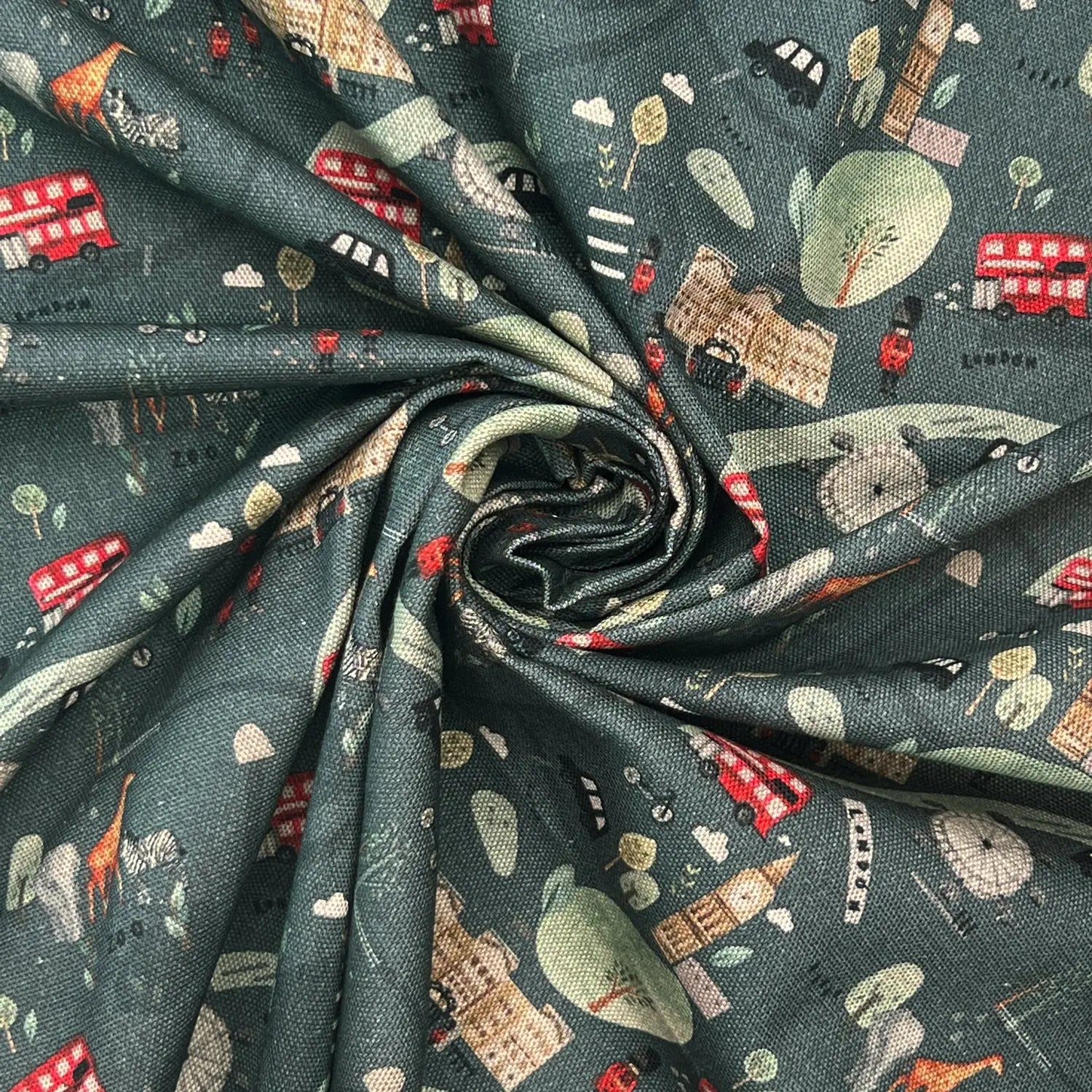 Digitally Printed 100% Cotton Panama Fabric | 55
