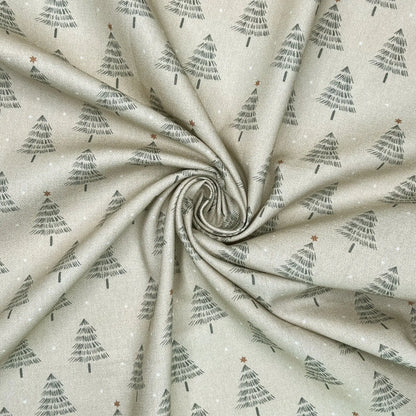 Digitally Printed 100% Cotton Panama Fabric | 55" (140cm) Wide 190gsm Craft & Home Décor Material – Sold by the Meter