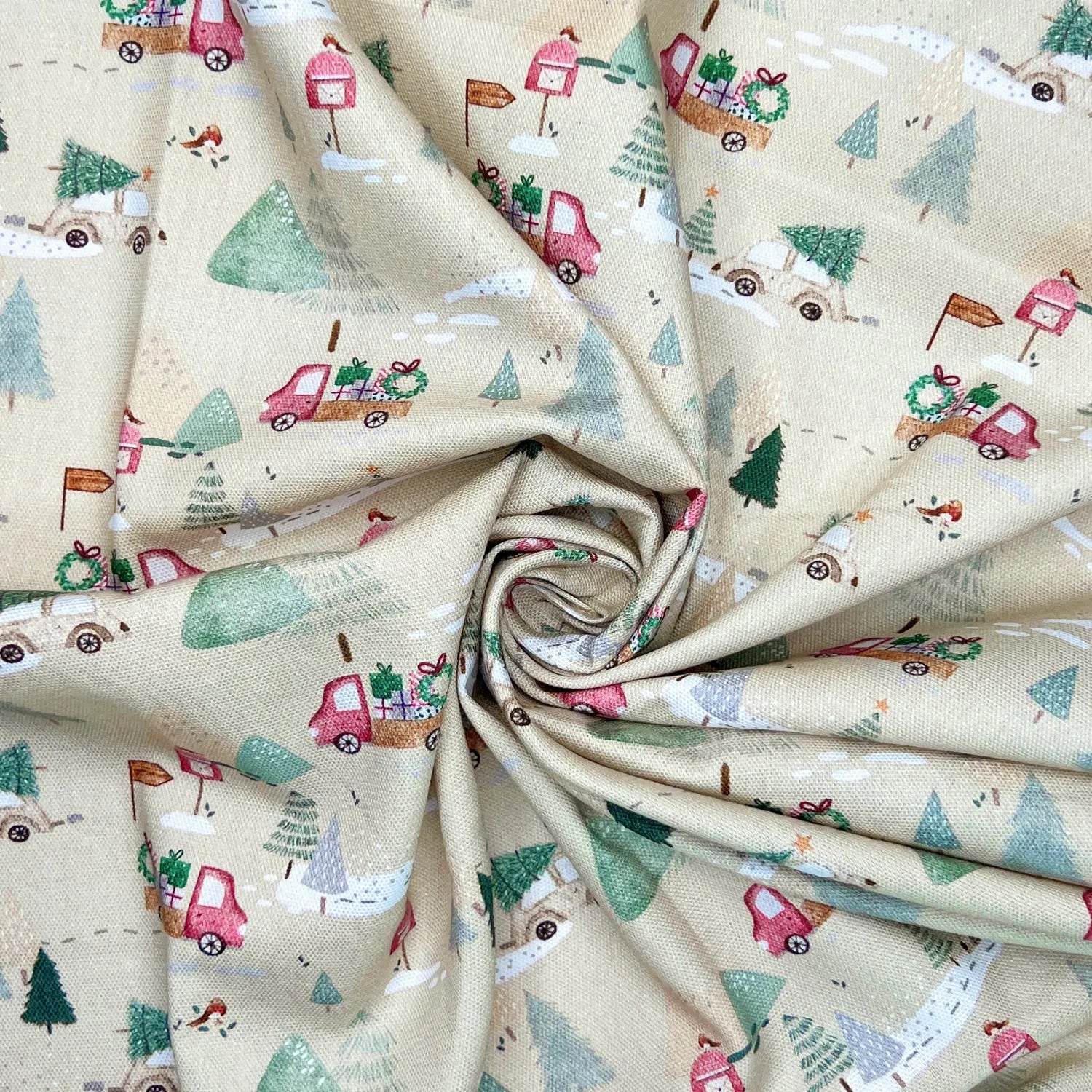 Digitally Printed 100% Cotton Panama Fabric | 55