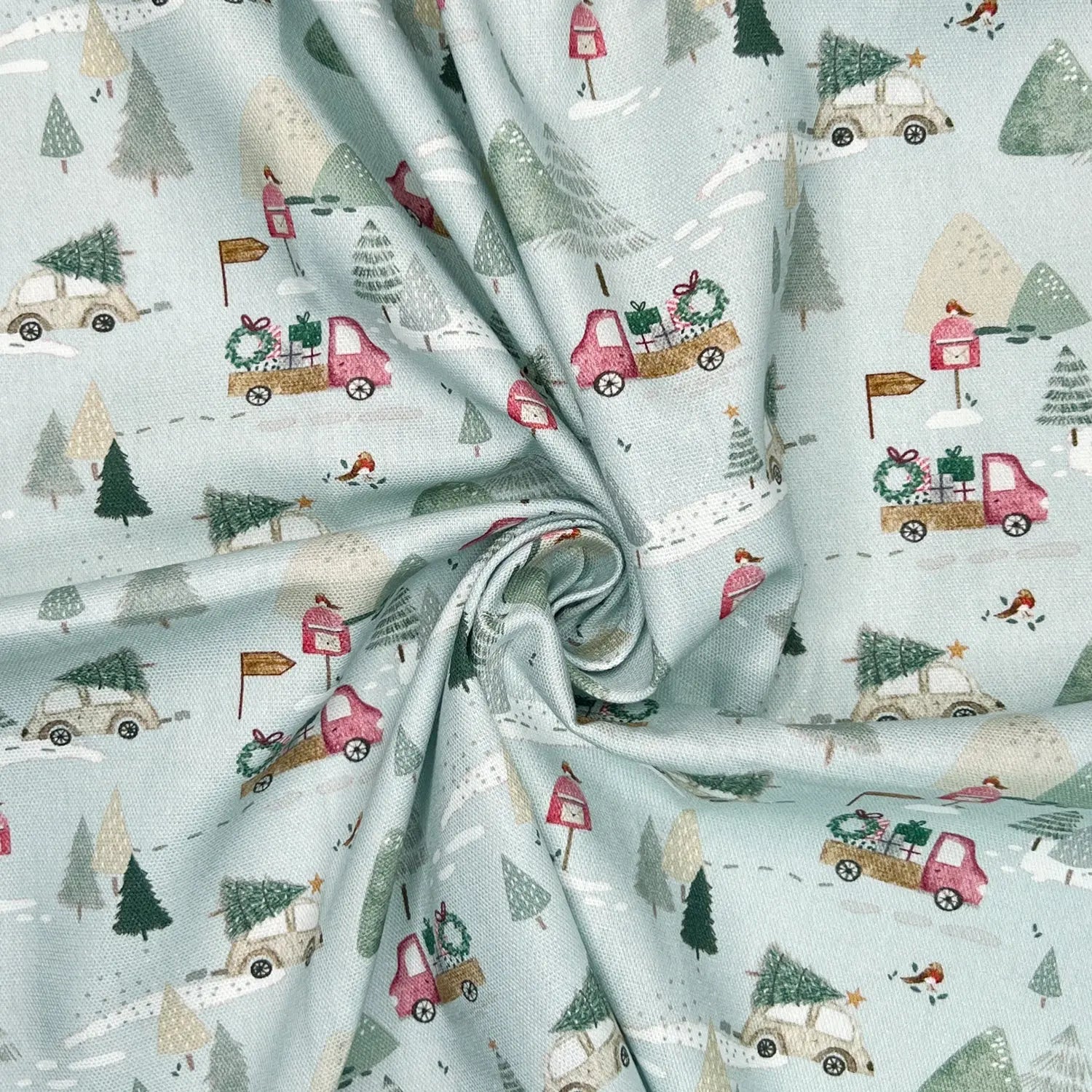 Digitally Printed 100% Cotton Panama Fabric | 55