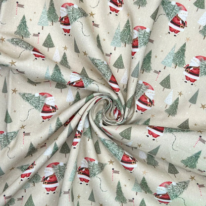 Digitally Printed 100% Cotton Panama Fabric | 55" (140cm) Wide 190gsm Craft & Home Décor Material – Sold by the Meter