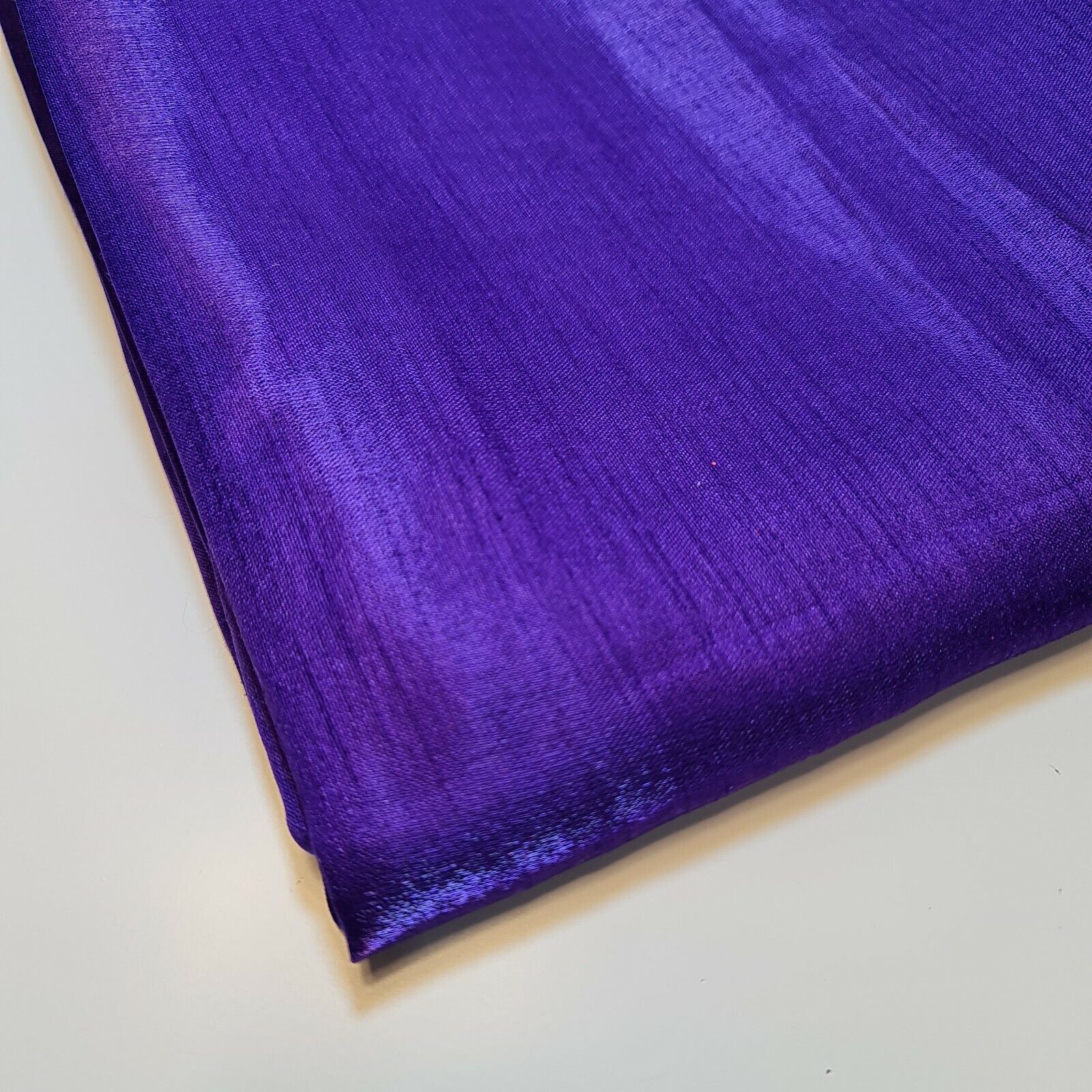 Plain Poly Faux Dupion Silk Fabric – 44
