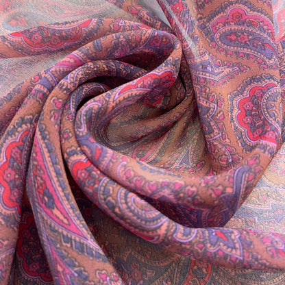 Floral Printed Polyester Georgette and Sheer Chiffon Fabric – Summer Dress Material