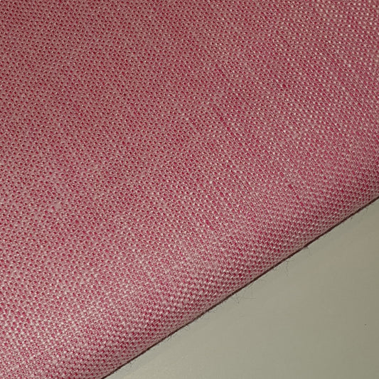 Pink Plain 100% Cotton Linen Fabric Craft Dress Quilting Material 58" By The Roll (25 Meter Roll)