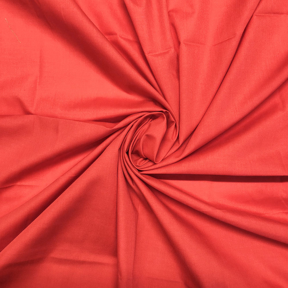 Polycotton Plain Dyed Fabric | 44" (112cm) Wide Lightweight Poly Cotton – Sold by the Meter