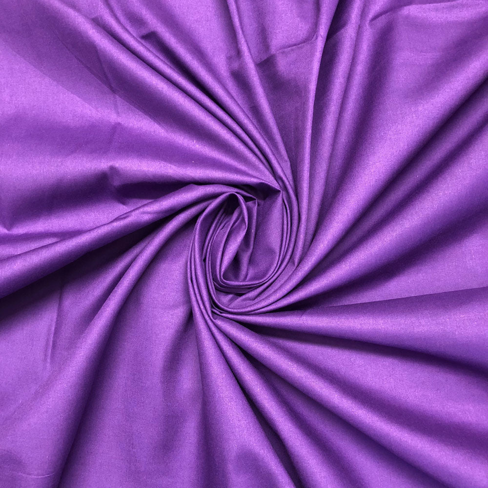 Polycotton Plain Dyed Fabric | 44" (112cm) Wide Lightweight Poly Cotton – Sold by the Meter