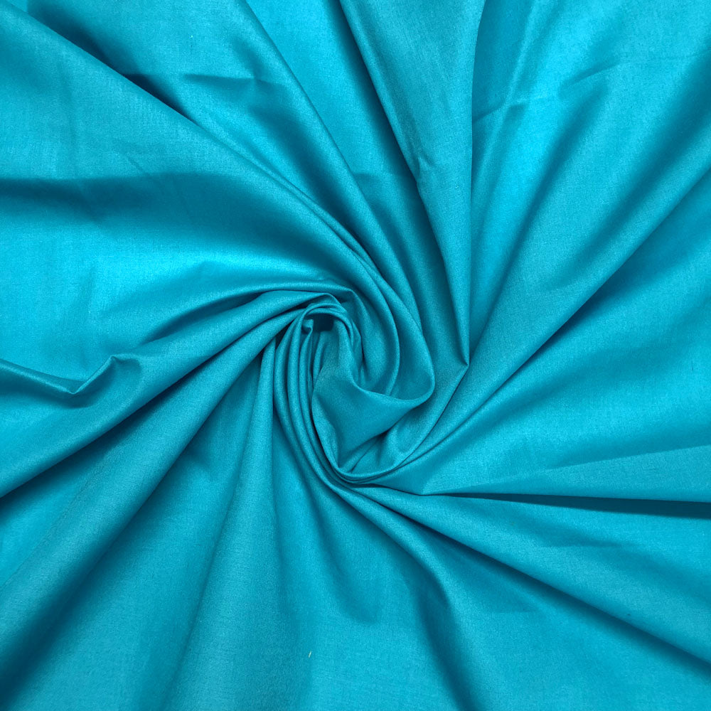 Polycotton Plain Dyed Fabric | 44" (112cm) Wide Lightweight Poly Cotton – Sold by the Meter